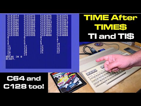 Commodore 64 and 128 TIME: Exploration of TI and TI$