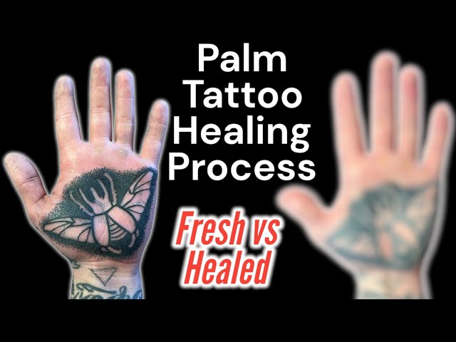 How Palm Tattoos Heal