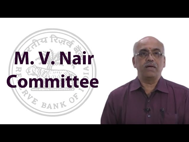 M V Nair Committee | Banking Awareness | TalentSprint Aptitude Prep