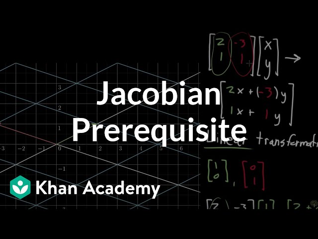Jacobian prerequisite knowledge