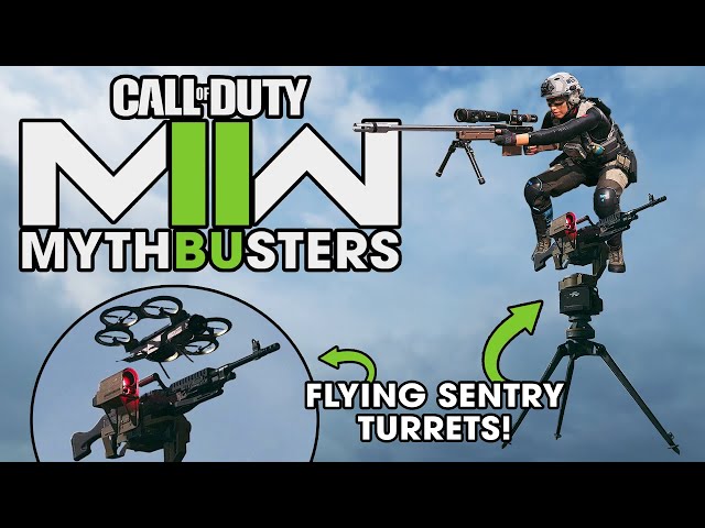 Modern Warfare 2 Mythbusters - Sentry Turret on a Recon Drone