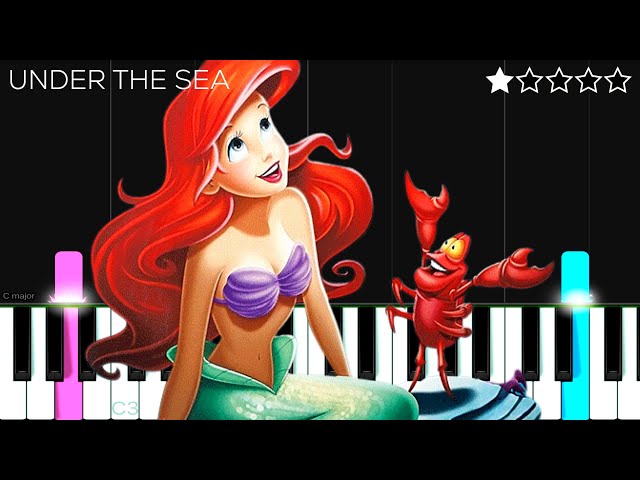 The Little Mermaid - Under The Sea | EASY Piano Tutorial
