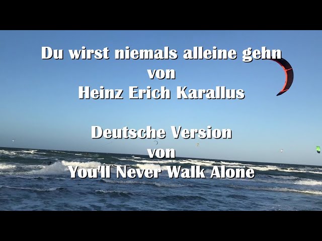 Du wirst niemals alleine gehn (Cover von "You'll Never Walk Alone")