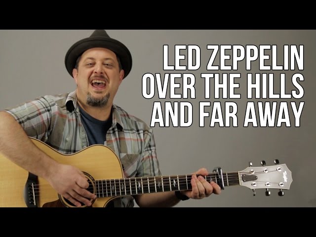 Led Zeppelin Over The Hills And Far Away Guitar Lesson + Tutorial PART 1