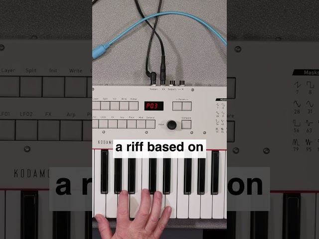 Friday Fun with the Kodamo Mask and the Korg NTS-1  #sonicstate #fridayfunsynthjam