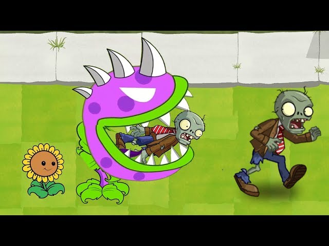 Plants Vs Zombies GW Animation - Episode 23 - Chomper vs Buddy (KickTheBuddy Animation)