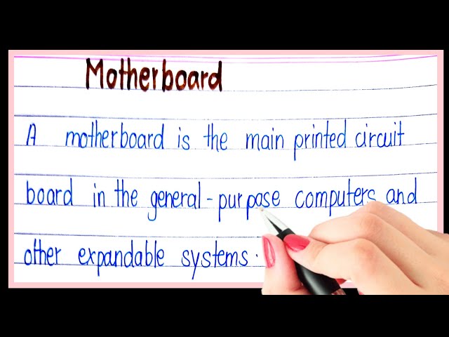 Definition of motherboard | What is motherboard | Motherboard of computer