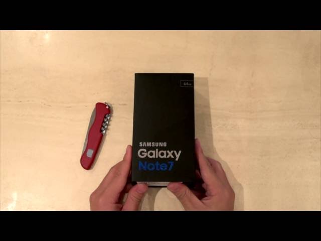 Samsung Galaxy Note 7 Unboxing