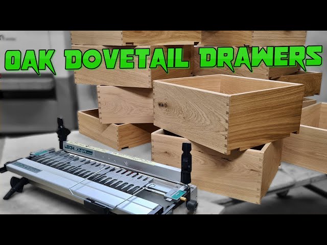 Making Oak Dovetail Drawers