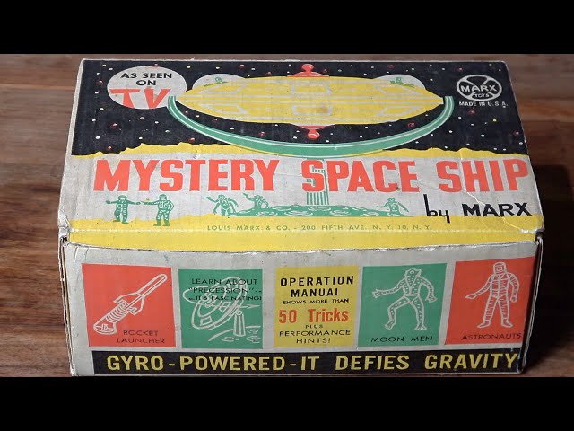 VINTAGE TOYS - PART #1 - MARX MYSTERY SPACE SHIP