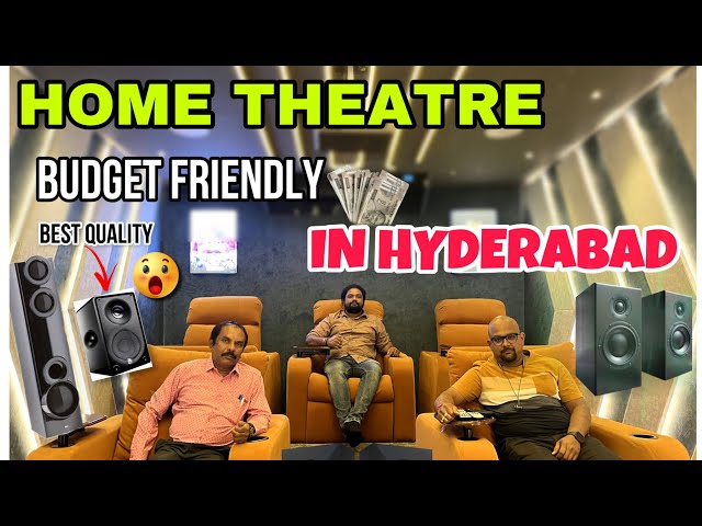 Budget Friendly Cinema Hall Setup at Home | Customized Home Theatre Setup || Hyderabad