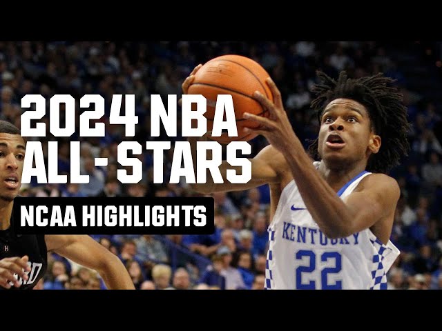 2024 NBA All-Stars and their March Madness highlights