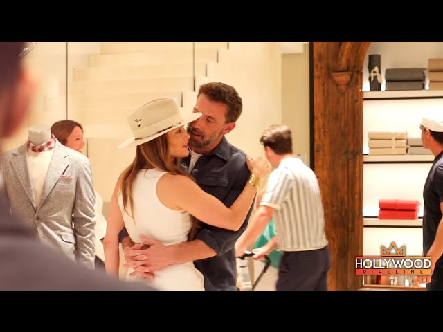 Ben Affleck & JLo share PDA during Italian Honeymoon
