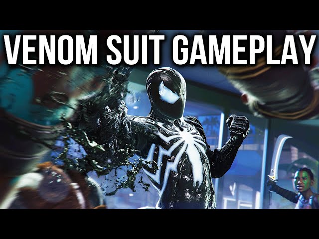 Spider-Man 2 - Venom Suit Gameplay Exploration & Powers!