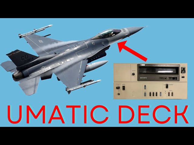 F-16 Fighter Jets Had Sony Umatic VCR’s inside! Retired USAF Pilot Jeff Shares Cool Memories!