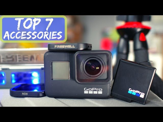 GoPro Hero 7 TOP 7 Accessories: Case, Filters, Batteries, Charger and More!