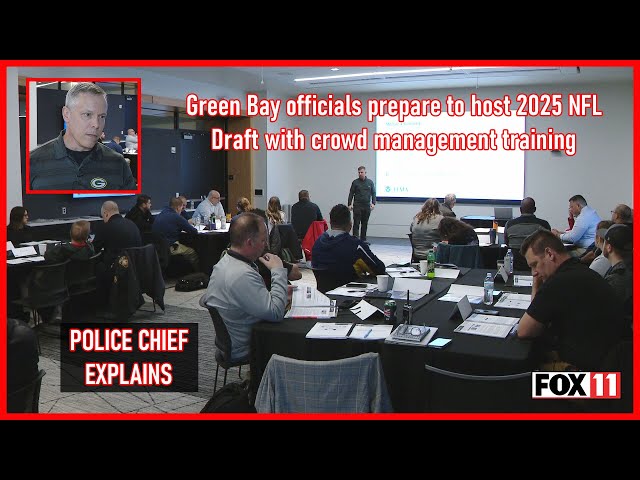 Green Bay police training to handle big crowds for NFL Draft