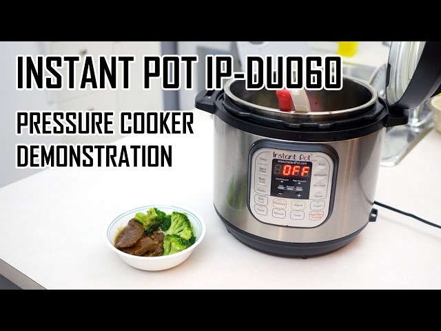 INSTANT POT IP-DUO60 - Pressure cooking Beef and Broccoli recipe
