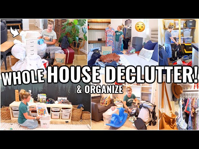 WHOLE HOUSE DECLUTTER AND ORGANIZE!!🏠 ORGANIZE WITH ME | DECLUTTERING AND ORGANIZING MOTIVATION 2023