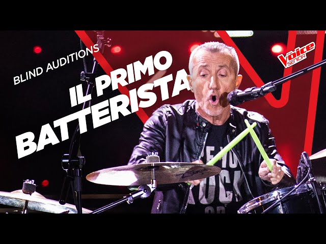 La batteria scatenata di Luigi | The Voice Senior Italy 3 | Blind Auditions