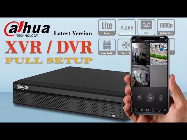 Dahua xvr dvr setup, Hard Disk Install, Mobile App Config, Dahua latest version xvr initial setup
