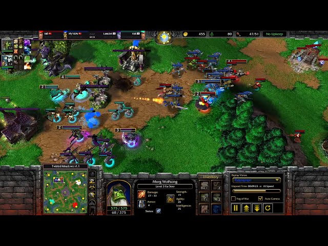 Warcraft III All Star League 2024 Apr1 Fly100%(O)Infi(H) V LawLiet(N)Sok(H) Game 4 Twisted Meadows