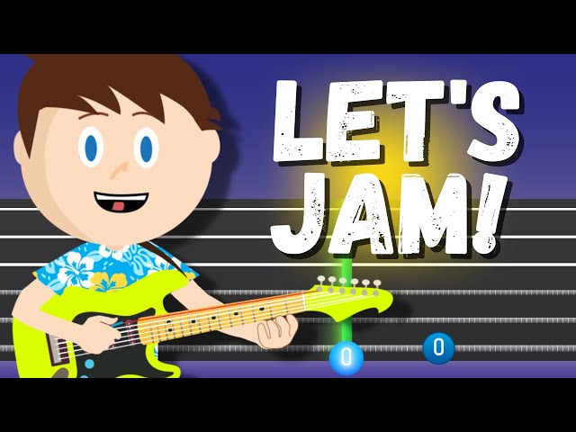 Guitar Lesson for Kids - Episode 4 - Let's Jam! #guitar #kids