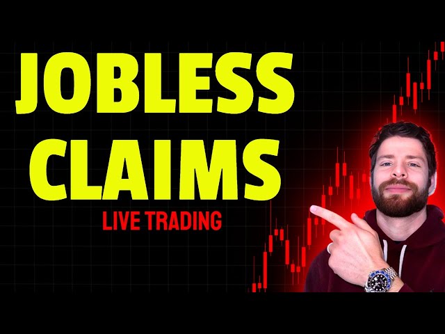 🔴LIVE DAY TRADING FUTURES & STOCKS! JOBLESS CLAIMS ARE OUT!