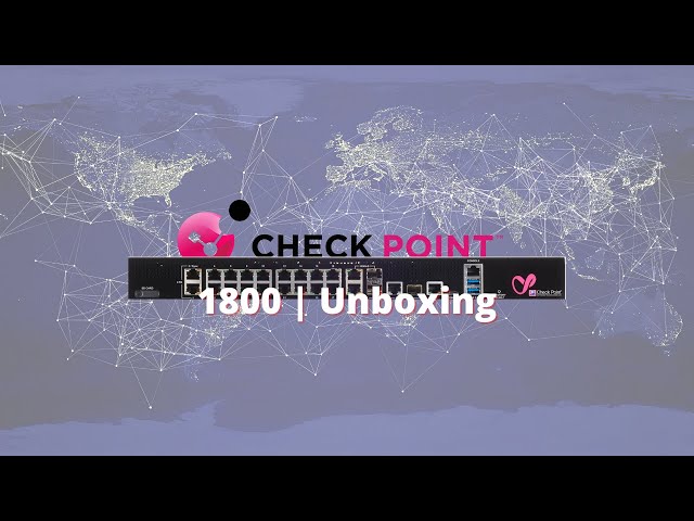Check Point 1800 Firewall - Unboxing (SMB Firewall)