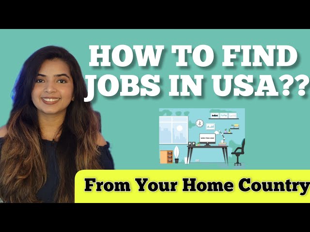 How to get a job in USA?? Jobs for Indians in USA!!