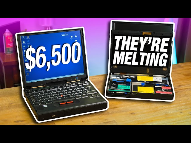 $6,500 IBM Thinkpads From 1997! They're Melting...