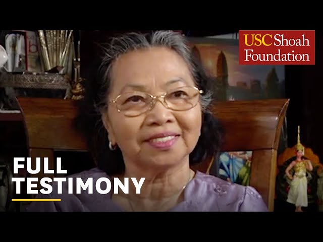 Cambodian Genocide Survivor Saoran Latour Full Testimony | USC Shoah Foundation