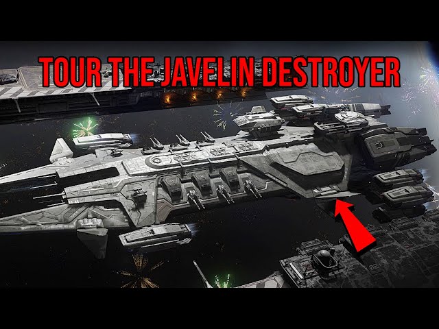 Star Citizen's Javelin Destroyer Capital Ship Walk Around Tour
