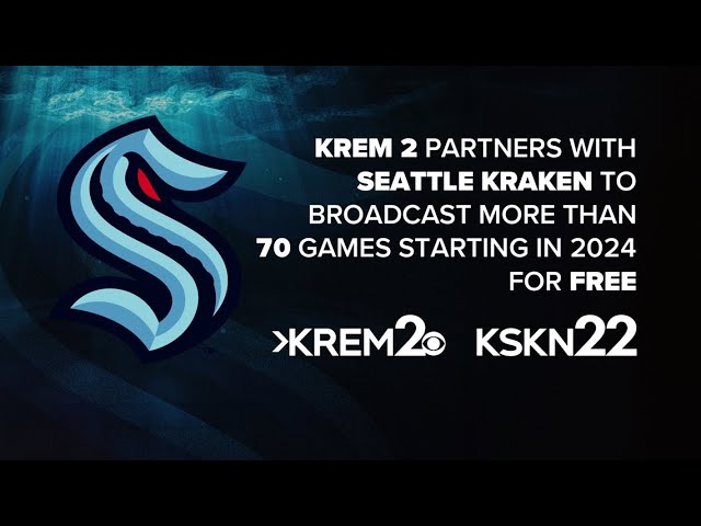 KREM 2 partners with Seattle Kraken to broadcast more than 70 games starting in 2024