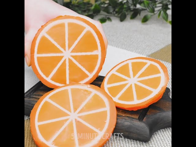 Cute DIY Fruit Soap Crafts 🍊