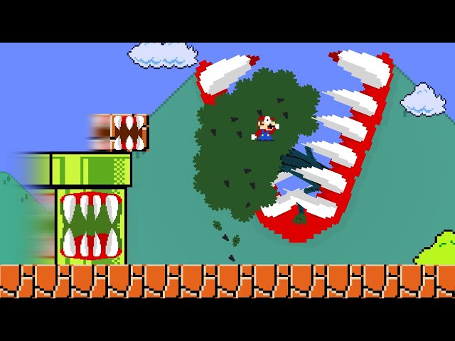 When everything Mario jumps on turns into a MONSTER! #mario