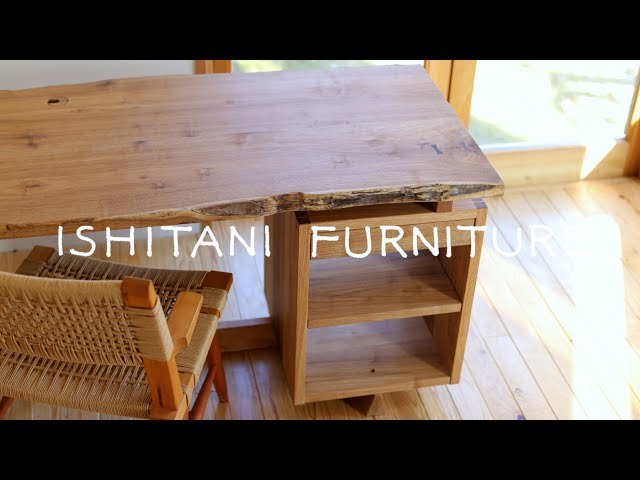 ISHITANI - Making a Single Pedestal Solid Wood Desk