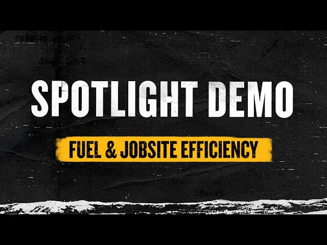 Cat® Fuel & Jobsite Efficiency Demo - From CONEXPO 2023