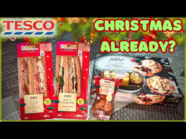 TESCO Christmas Food : Trying Tesco's Xmas Sandwich Range