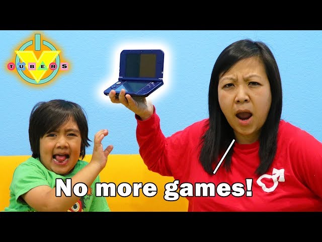 MOM STOLE MY VIDEO GAMES ! Let's Play !? Ryan's Mommy hides video games from Ryan & Daddy!