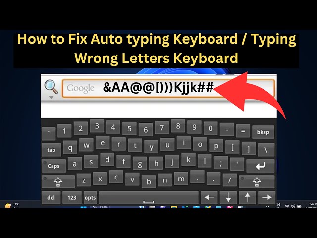 ✅2024 FIX - How to Fix Auto typing Keyboard / Typing Wrong Letters Keyboard (4 Ways 2024)