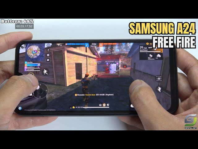 Samsung Galaxy A24 Free Fire Gameplay New Update