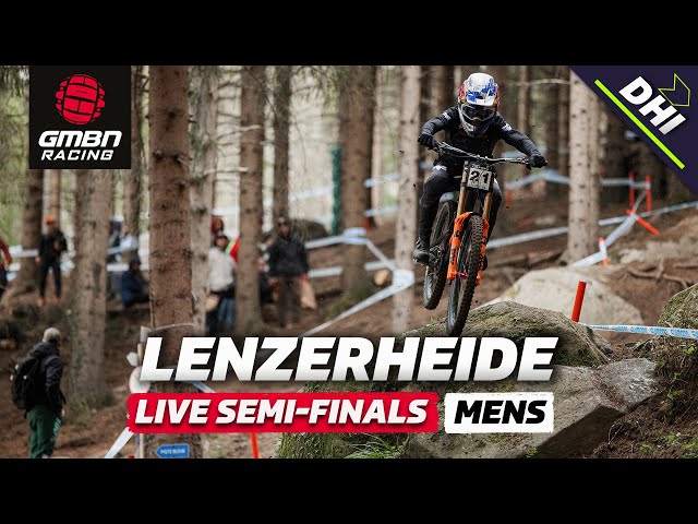 Lenzerheide Elite Men's Downhill Semi-Final | LIVE DHI Racing