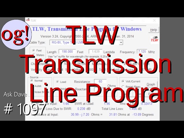 TLW Transmission Line Program (#1097)