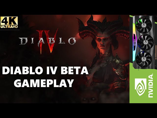 DIABLO IV BETA | Realistic Ultra Graphics Immersive Gameplay [4K UHD 60FPS]