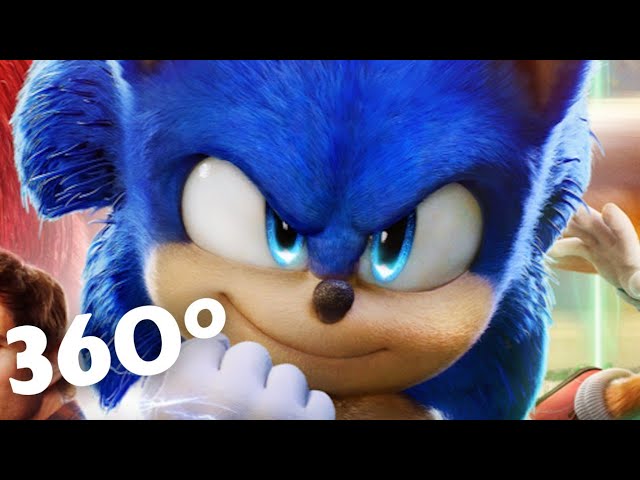 360 Sonic the Hedgehog 2 Dance Battle scene in Virtual Reality