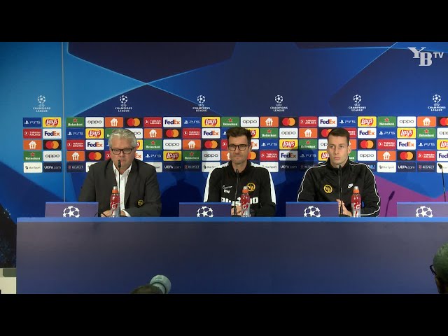 Pressekonferenz mit Raphael Wicky und Sandro Lauper vor dem Rückspiel YB - Maccabi Haifa