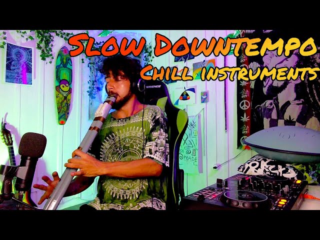 Music to make plants dance | Downtempo, Folktronica (W/ Tongue drum, NAF flute, Kalimba)
