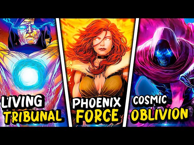 The Cosmic Hierarchy of Marvel | Cosmic Entities By POWER LEVEL