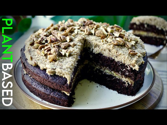 The BEST Plant-Based German Chocolate Cake » Let cake be thy medicine!